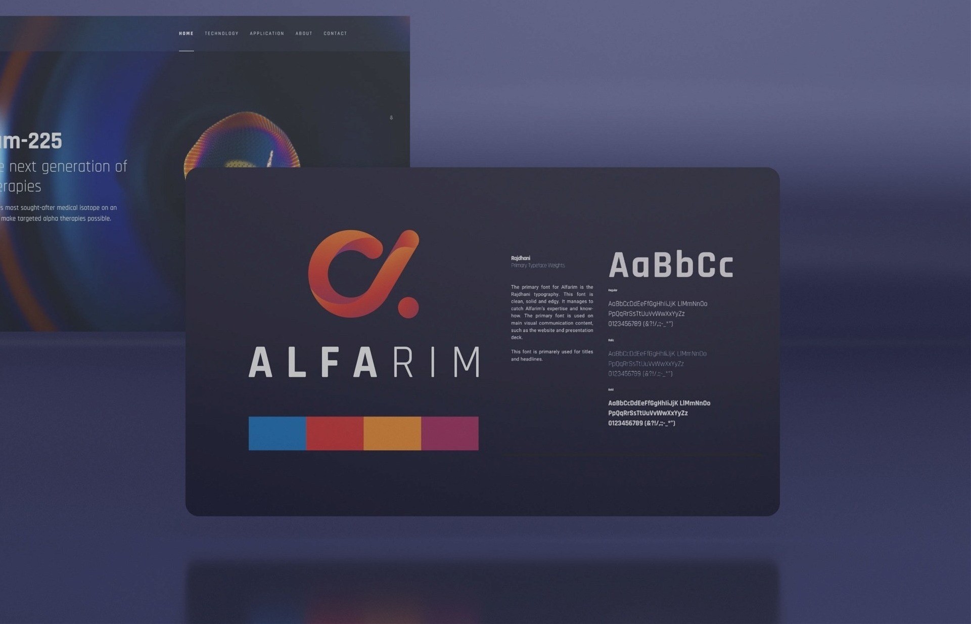 branding and website 3d animation for alfarim